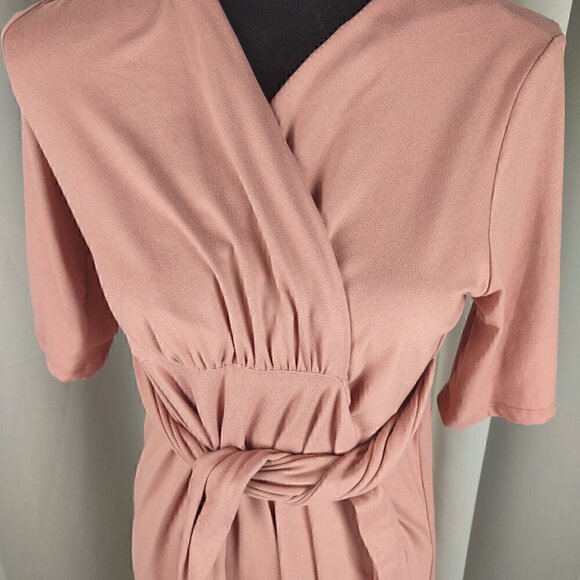 Mother Bee Maternity Dress In Mauve/Dusty Rose. Size XL (NWT) - Picture 2 of 11
